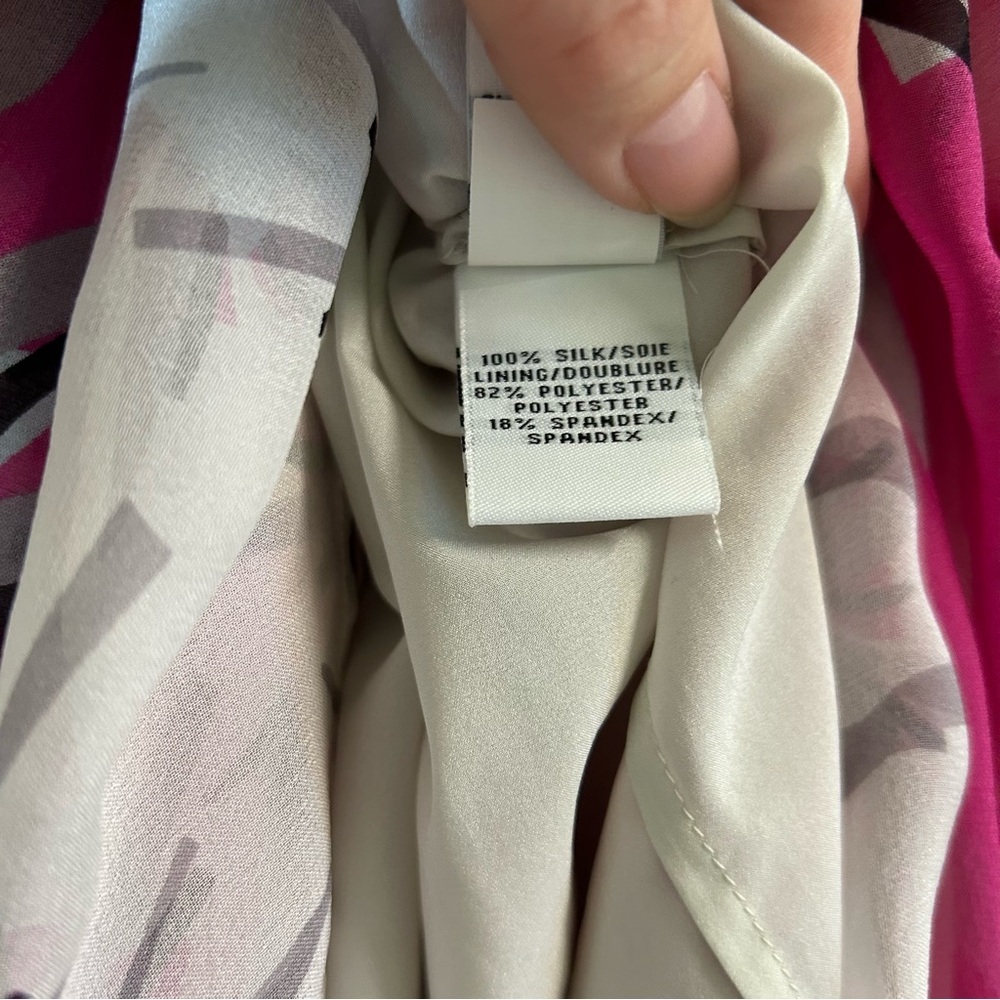 Diane von Fursetenberg Lainey Silk Pink Halter Dress Sunburst Resortwear Sz 0 - Picture 7 of 11